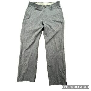 Under Armour‎ Mens Gray Flat Front Chino Golf Pants Size 34x29 Style 1259430